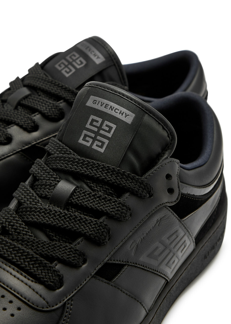 Givenchy G Move Panelled Leather Sneakers Black