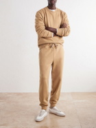 Slowear - Zanone Tapered Cotton and Cashmere-Blend Jersey Sweatpants - Neutrals