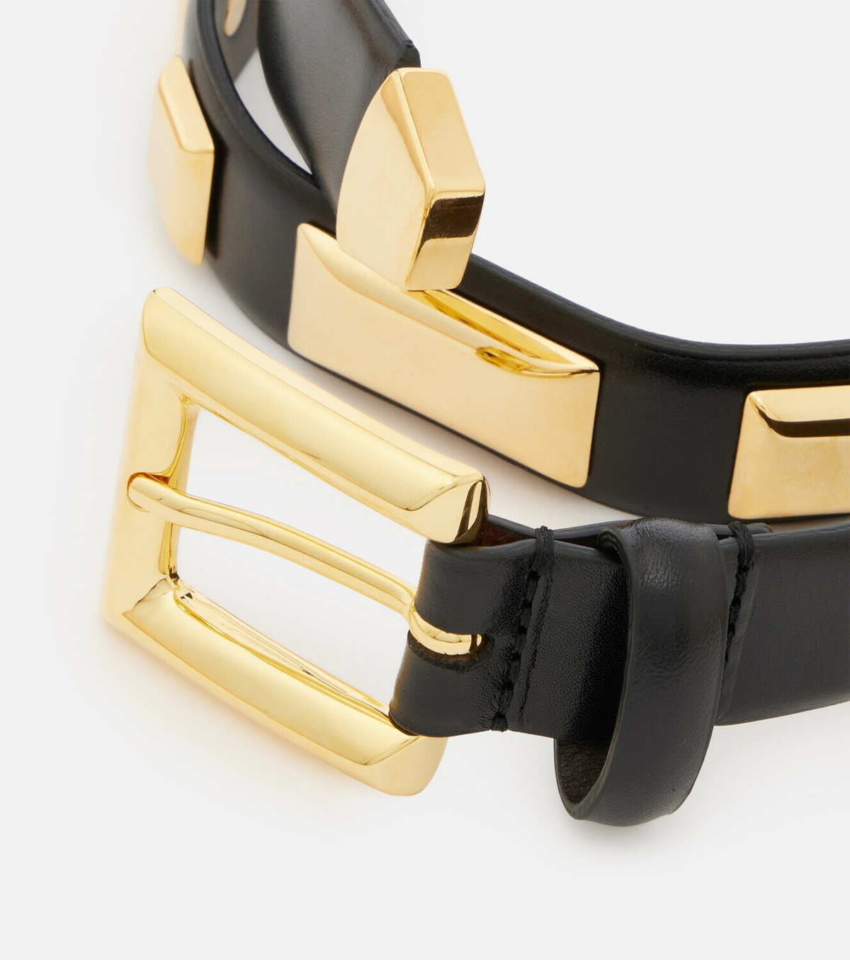 Nour Hammour Josephine studded leather belt