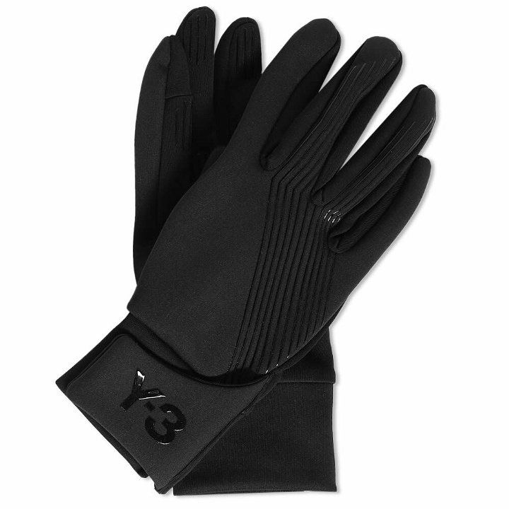 Photo: Y-3 Men's Gore-tex Gloves in Black