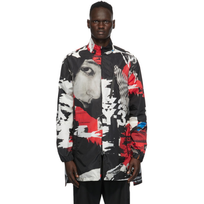 Photo: Y-3 Multicolor CH1 Allover Print Long Jacket