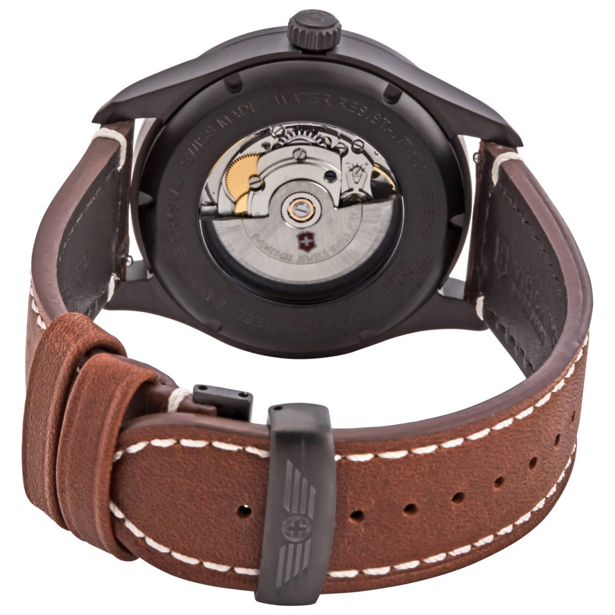 Victorinox Airboss Automatic Black Dial Mens Watch 241886