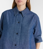 Jil Sander Cotton chambray shirt dress