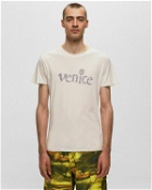 Erl Unisex Venice Tshirt Knit White - Mens - Shortsleeves