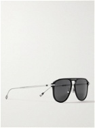 RIMOWA - Pilot Aviator-Style Aluminium and Stainless Steel Polarised Sunglasses