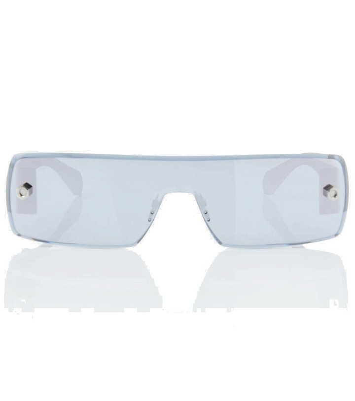 Photo: Alaïa Logo rectangular sunglasses