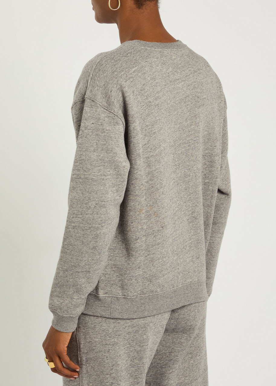 Polo Ralph Lauren Logo-embroidered Cotton-blend Sweatshirt Grey
