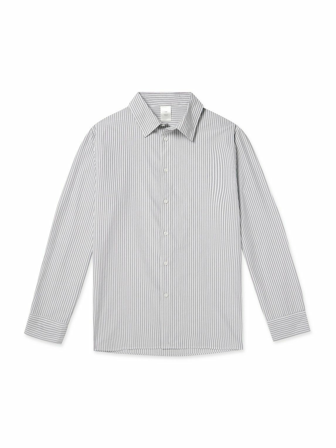 SSAM - Striped Cotton Shirt - White