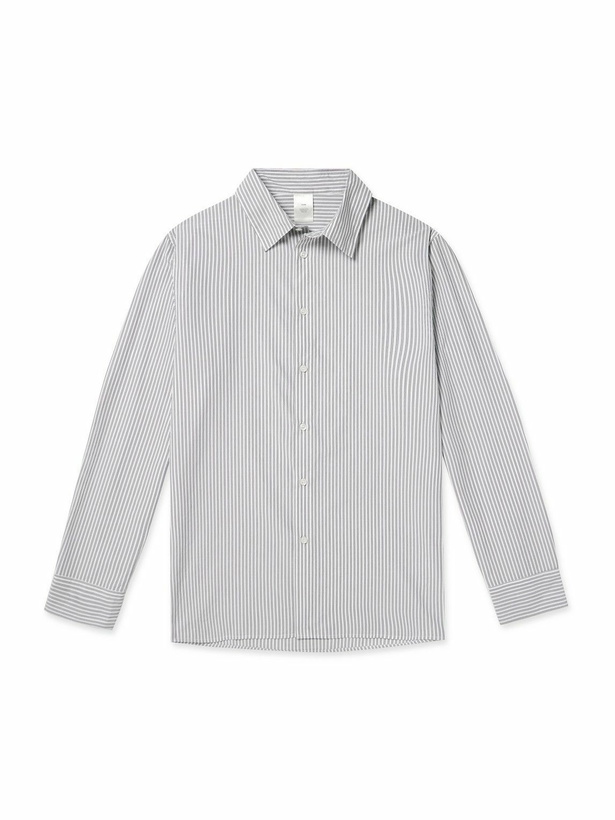 Photo: SSAM - Striped Cotton Shirt - White