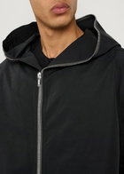 Rick Owens Gimp Mac Hooded Coat Black