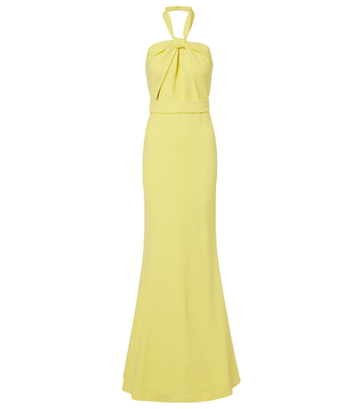 Photo: Elie Saab Halterneck cady gown