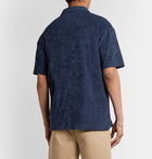 NN07 - Alfons Cotton-Terry Polo Shirt - Blue