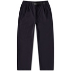 Goldwin Men's One Tuck Tapered Stretch Pants in Navy