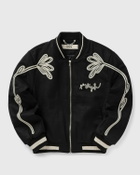 Rough. FLORAL VARSITY JACKET Brown Mens Bomber Jackets/College Jacket