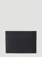 Paris Logo Card Holder in Black