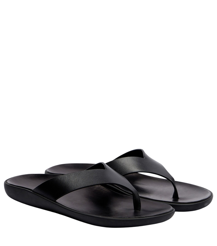 Photo: The Row Leger leather thong sandals