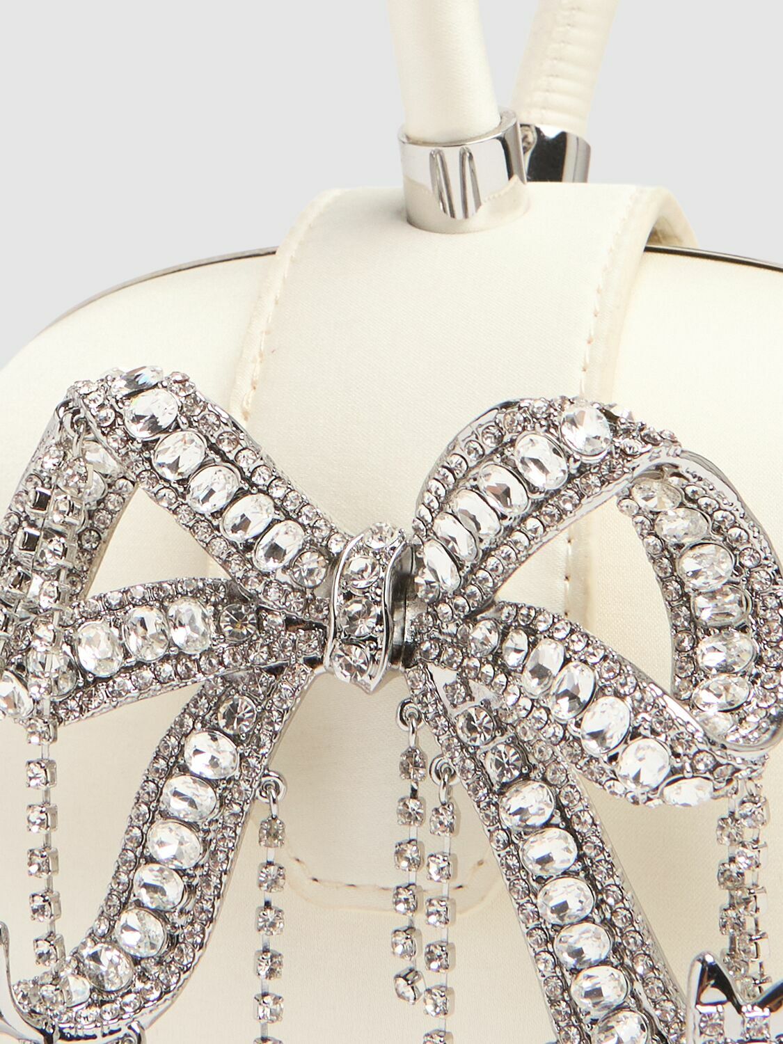 SELF-PORTRAIT Bow Satin Clutch