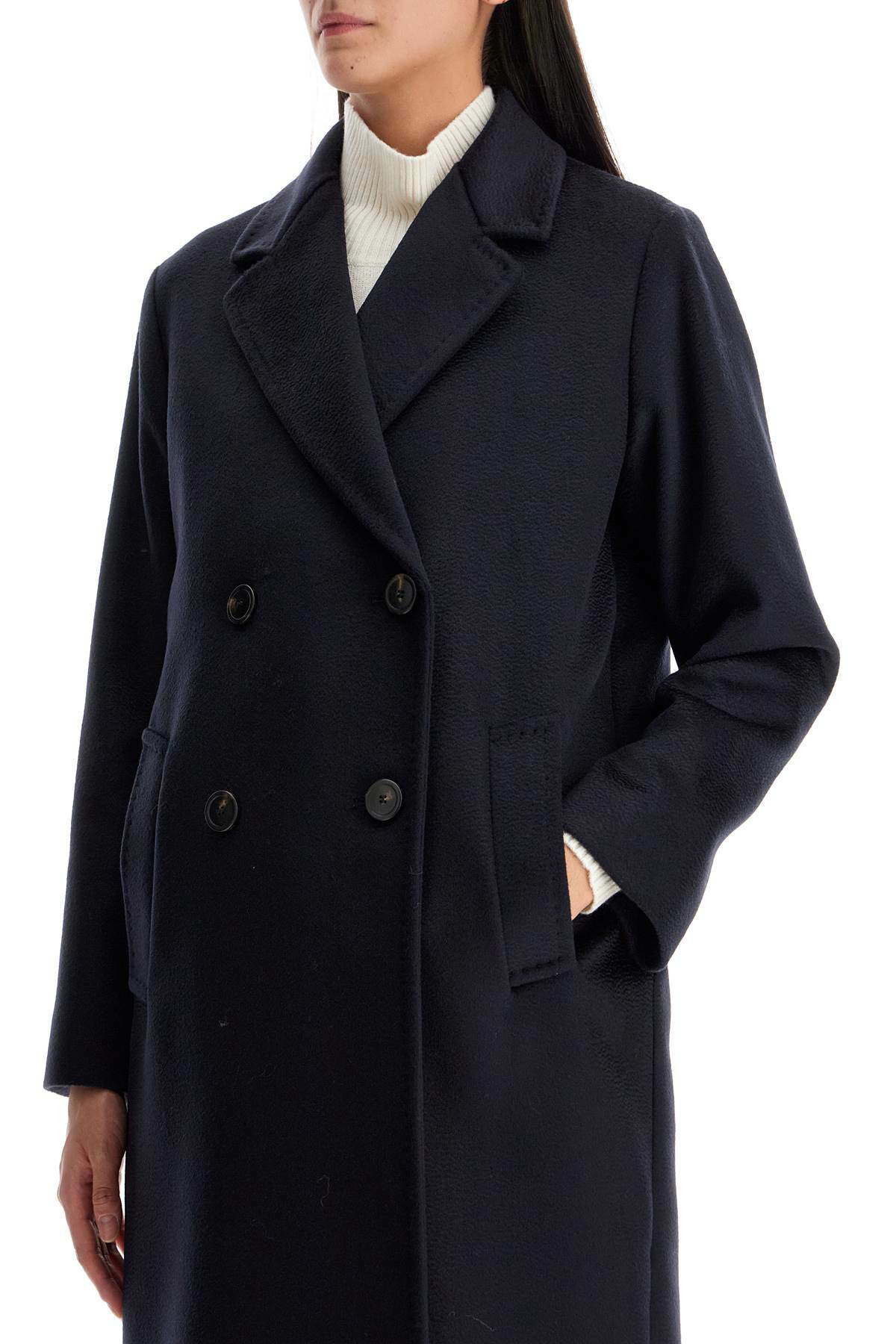 WEEKEND MAX MARA zum double-breasted coat Blue Weekend Max Mara