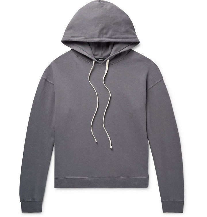 Photo: BILLY - Cloud Oversized Loopback Cotton-Jersey Hoodie - Men - Gray