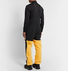 The North Face - 7SE Himalayan Appliquéd Panelled Fleece and Nylon Salopettes - Yellow