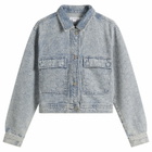 Good American Women's Crystal Denim Jacket in Indigo