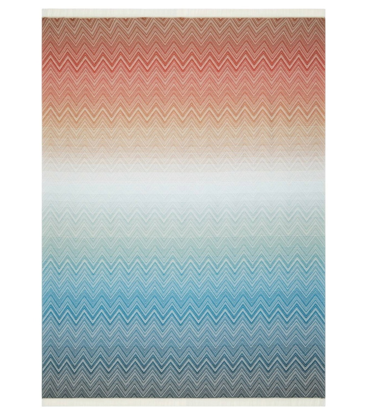 Photo: Missoni Ciro Zigzag fringed wool throw
