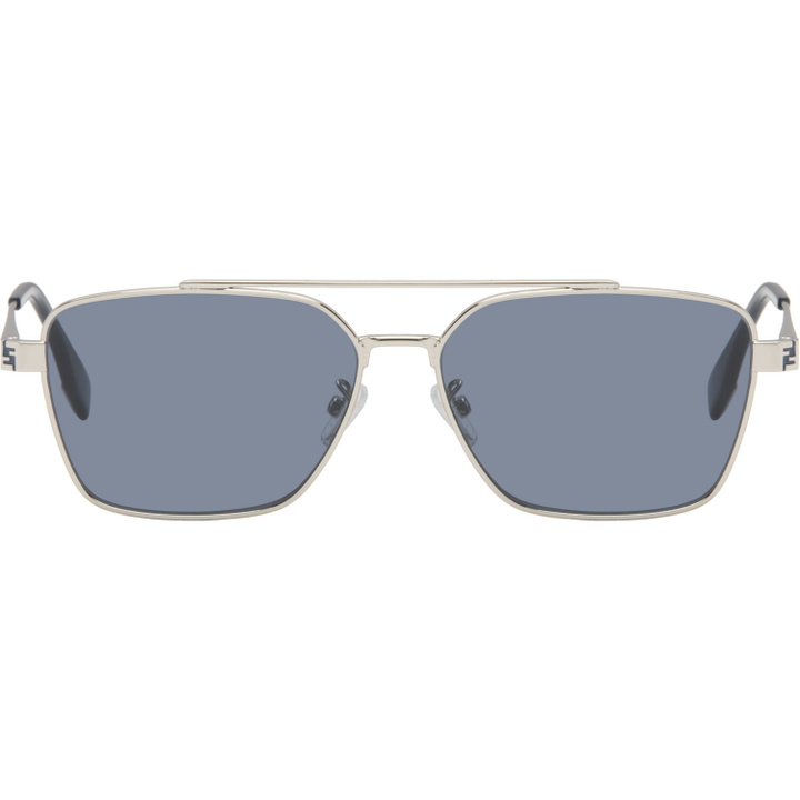 Photo: Fendi Silver 'Fendi Sky' Sunglasses