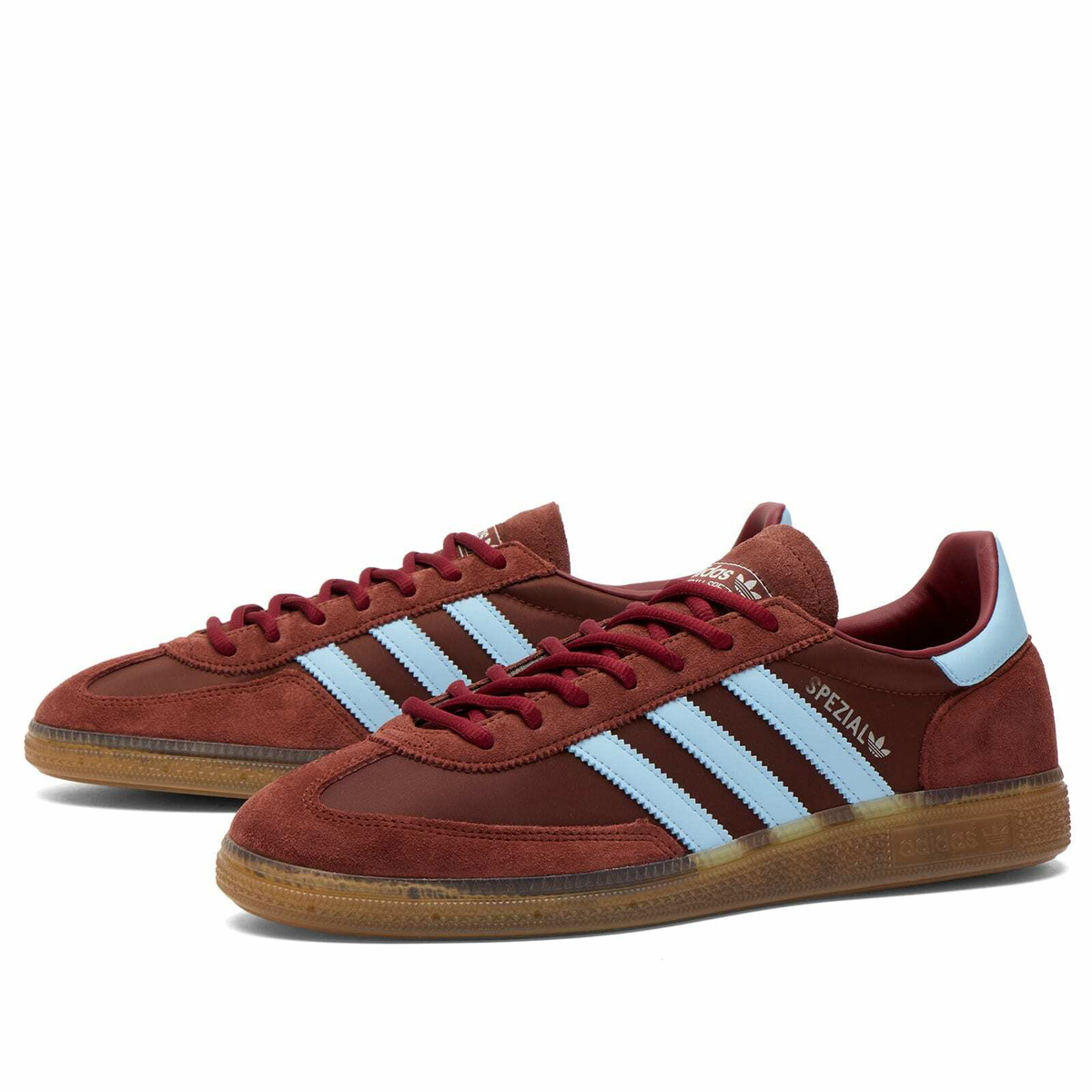 Adidas Men's Handball Spezial Sneaker in Fox Brown/Clear Sky/Gum