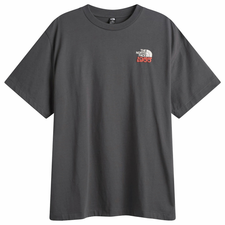 Photo: The North Face Men's 1966 Flora Relaxed T-Shirt in Anthracite Grey