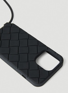 Intreccio iPhone 13 Phone Case in Black