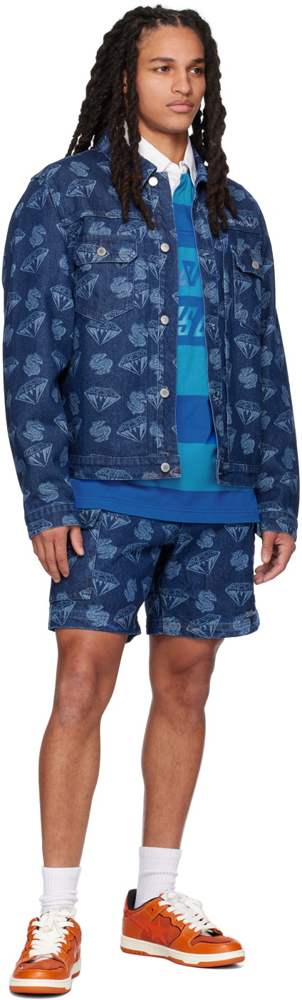 Billionaire Boys Club Gator Camo Denim Jacket