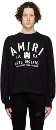 AMIRI Black Cotton Sweatshirt