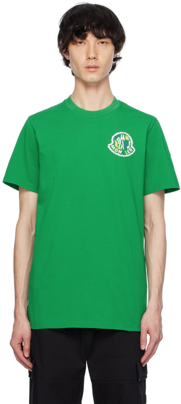 Photo: Moncler Green Printed T-Shirt