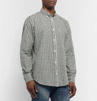 Norse Projects - Osvald Button-Down Collar Gingham Cotton and Linen-Blend Shirt - Navy