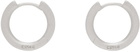 C2H4 Silver Basics Earrings