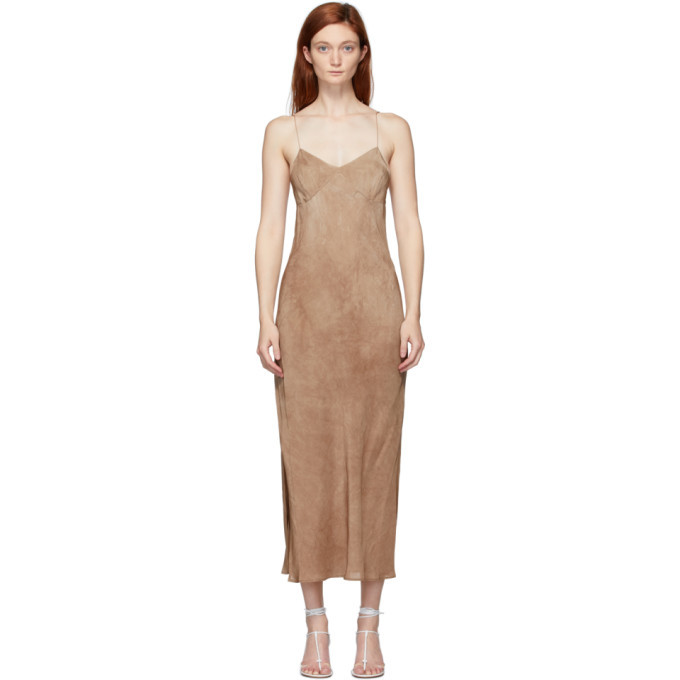 nude brown prom dress Strapless Sweetheart Long Nude Prom Dress with Beads Nude/Silver / 4