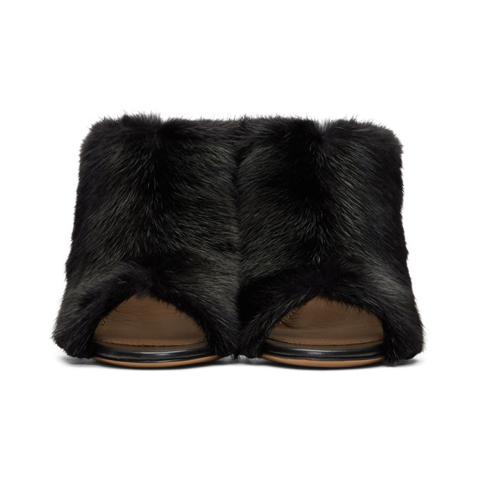 Givenchy on sale fur mules