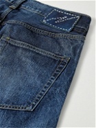 Visvim - Social Sculpture Slim-Fit Straight-Leg Distressed Jeans - Blue