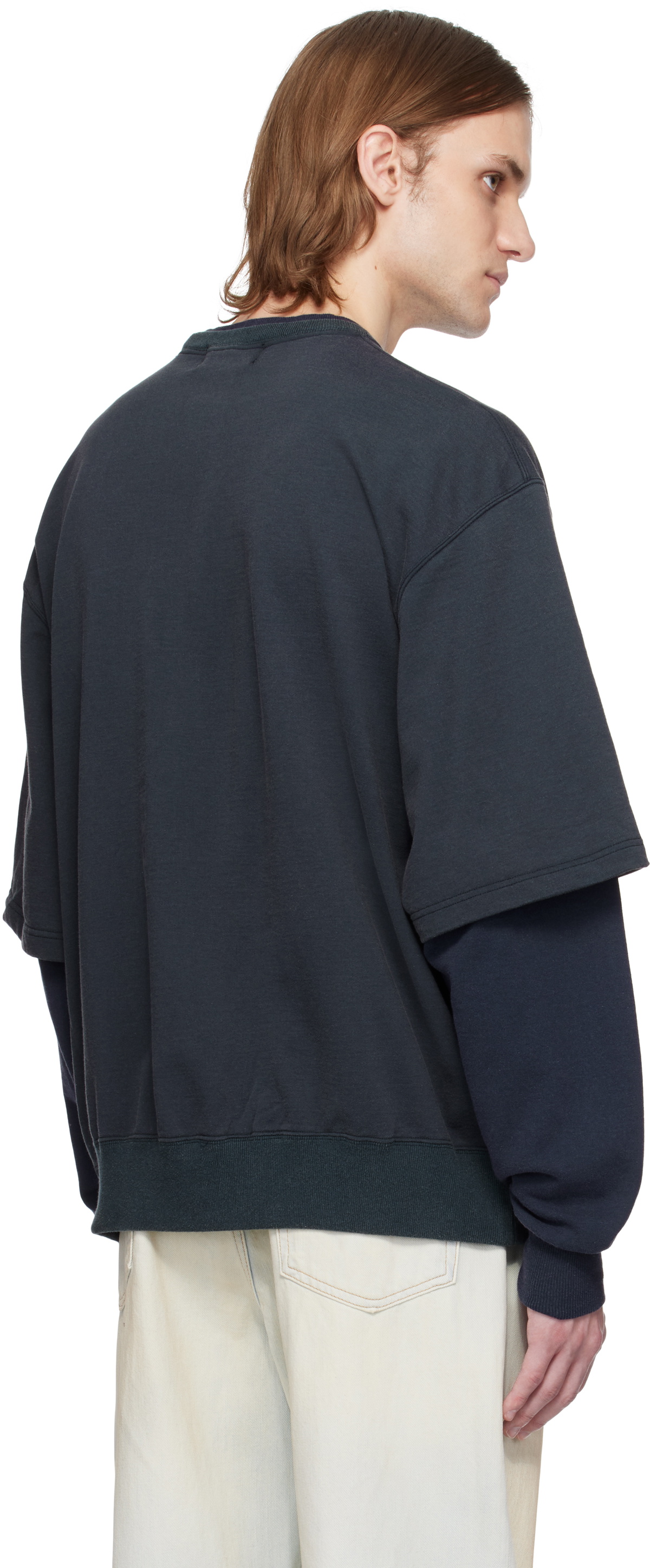 AMBUSH Navy Layered Sweatshirt Ambush