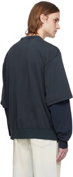 AMBUSH Navy Layered Sweatshirt