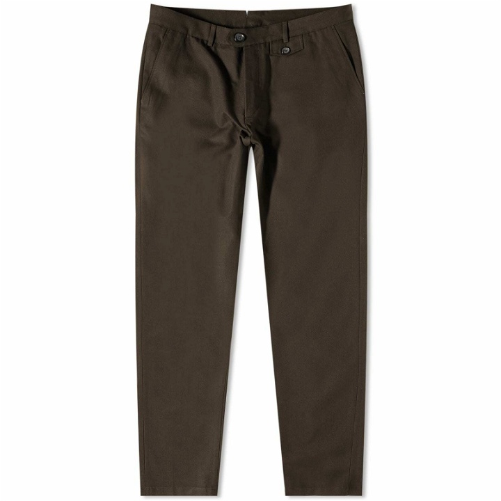 Photo: Oliver Spencer Men's Fishtail Trousers in Brown