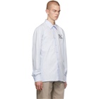 Raf Simons Blue Heroes and Losers Slim Fit Shirt