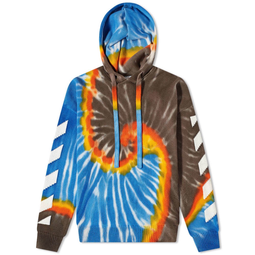 Photo: Off-White Tie Dye Knitted Hoody