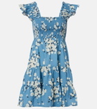 Rixo Sidney floral cotton minidress