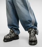 Vetements - x New Rock zebra-print calf-hair platform sneakers