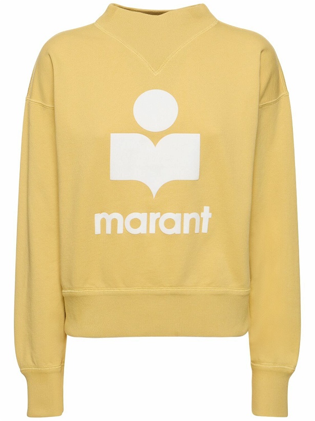 Photo: MARANT ETOILE Moby Logo Cotton Blend Sweatshirt