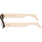 Valentino Black & Beige Geometric Acetate Sunglasses