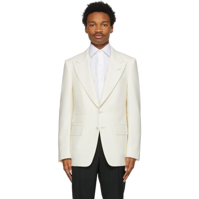 Photo: Tom Ford Off-White Wool Shelton Blazer