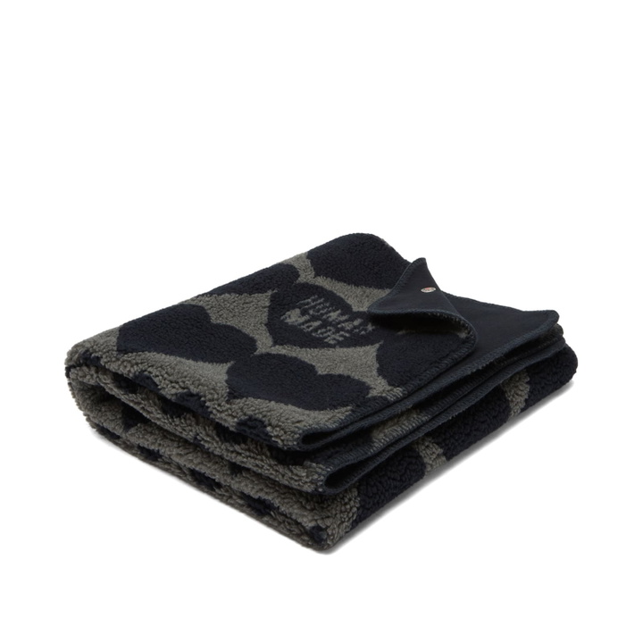 Photo: Human Made Men's Heart Fleece Blanket in Navy 
