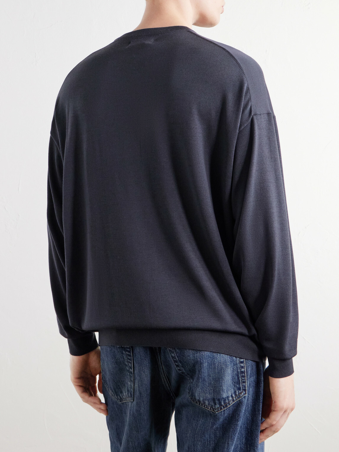 Graphpaper - Wool Sweater - Blue